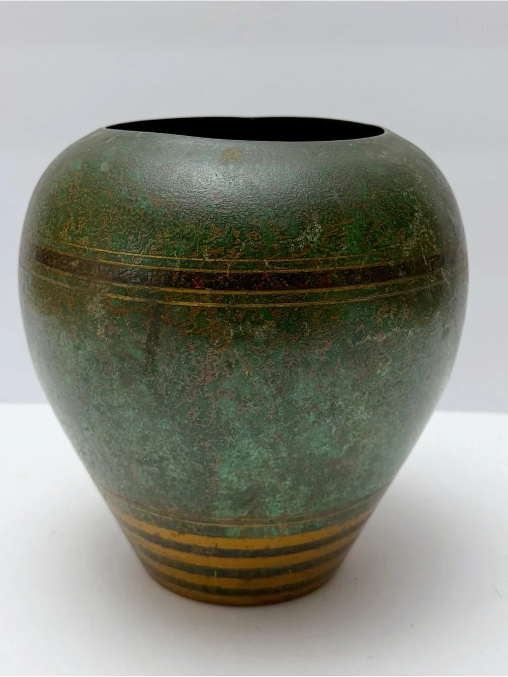 Vintage Carl Sorensen Signed Art Deco Bronze Vase - Picture 3 of 14